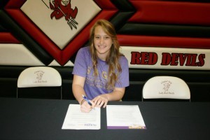 Kristin signing
