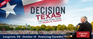 91.3 KGLY East Texas Christian Radio Franklin Graham Web Graphic