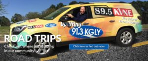 91.3 KGLY East Texas Christian Radio Road Trips in the community