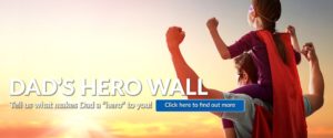 91.3 KGLY East Texas Christian Radio Dad's Hero Wall Father's Day
